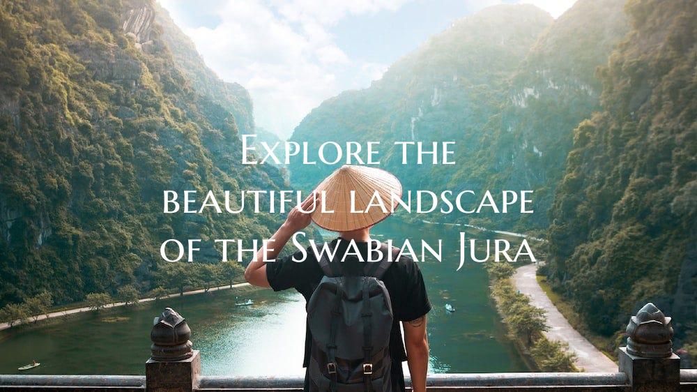 Explore the beautiful landscape of the Swabian Jur...